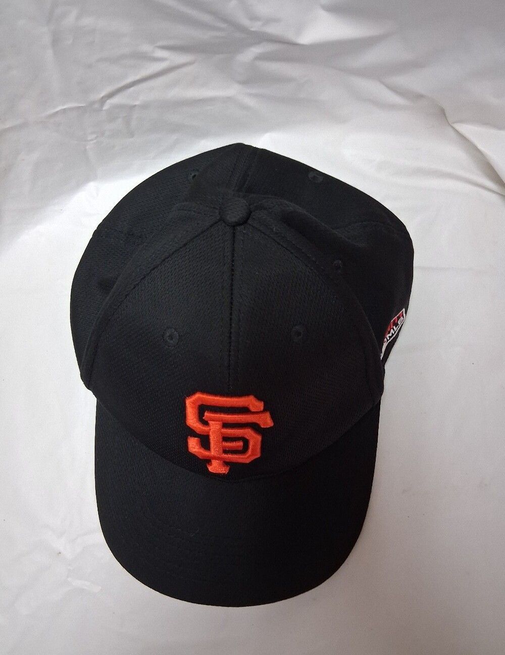 San Francisco SF Giants Team MBL Baseball Cap in Black with Orange Logo